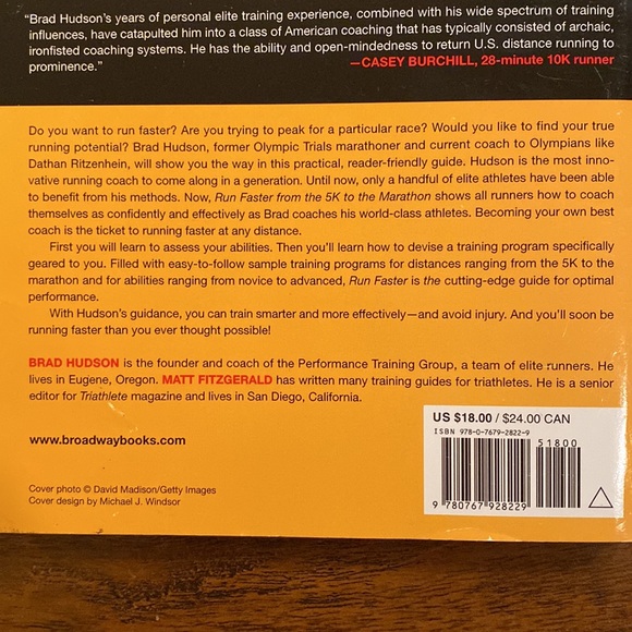 Run Faster From 5K to the Marathon How to Be Your Own Best Coach - Picture 3 of 4